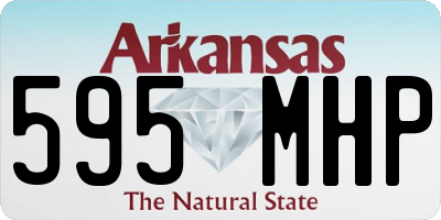 AR license plate 595MHP