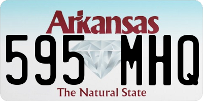 AR license plate 595MHQ