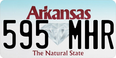 AR license plate 595MHR