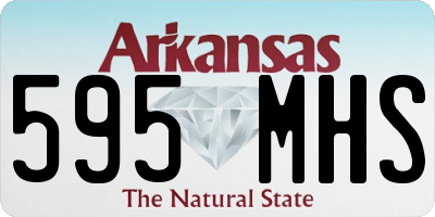 AR license plate 595MHS