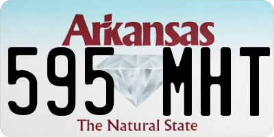 AR license plate 595MHT