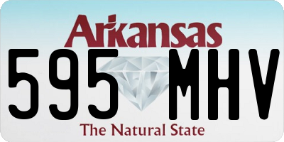 AR license plate 595MHV