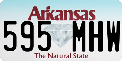AR license plate 595MHW