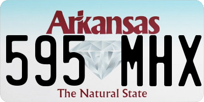 AR license plate 595MHX