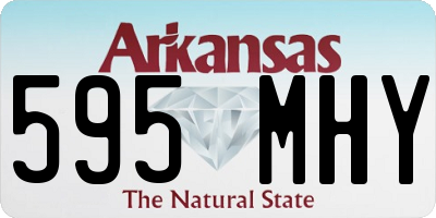 AR license plate 595MHY