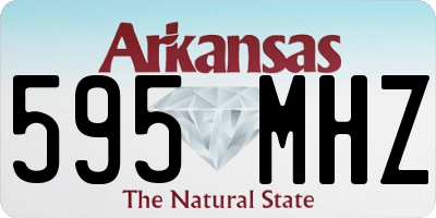 AR license plate 595MHZ