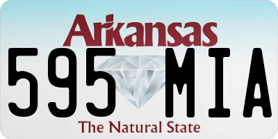AR license plate 595MIA
