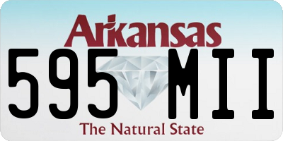 AR license plate 595MII