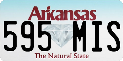 AR license plate 595MIS