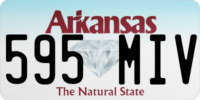 AR license plate 595MIV