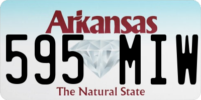 AR license plate 595MIW