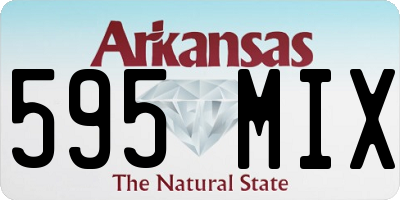 AR license plate 595MIX