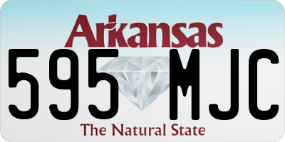 AR license plate 595MJC