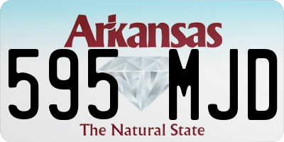 AR license plate 595MJD