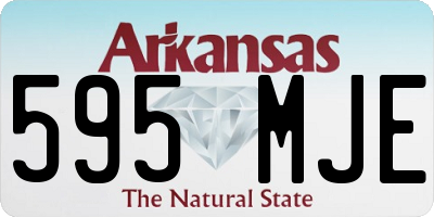 AR license plate 595MJE