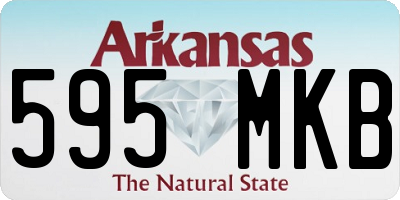 AR license plate 595MKB