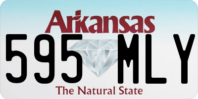 AR license plate 595MLY