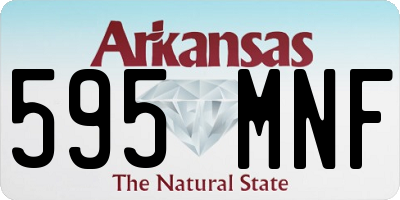 AR license plate 595MNF