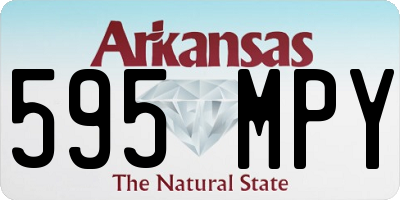 AR license plate 595MPY