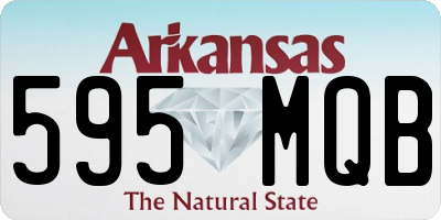 AR license plate 595MQB