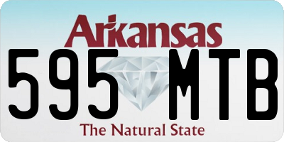 AR license plate 595MTB