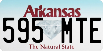 AR license plate 595MTE