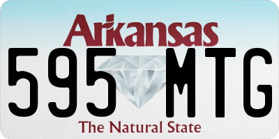 AR license plate 595MTG