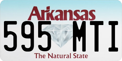 AR license plate 595MTI