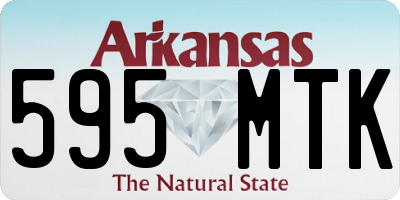 AR license plate 595MTK