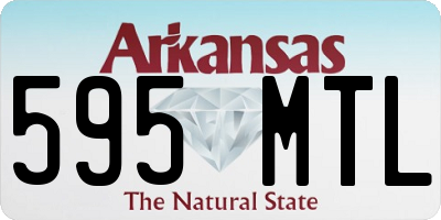 AR license plate 595MTL