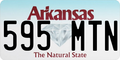 AR license plate 595MTN