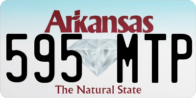 AR license plate 595MTP
