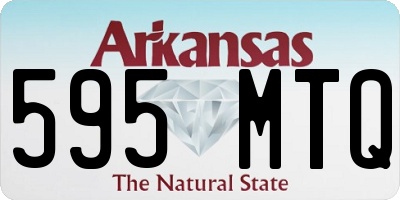 AR license plate 595MTQ