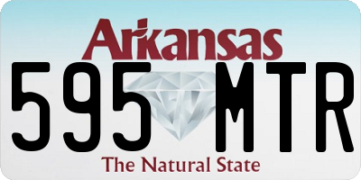 AR license plate 595MTR