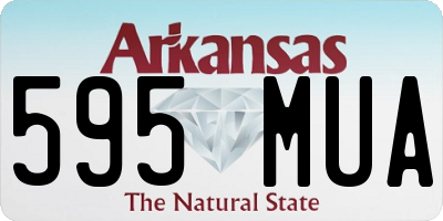AR license plate 595MUA