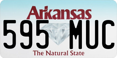 AR license plate 595MUC