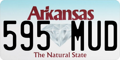 AR license plate 595MUD
