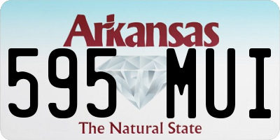 AR license plate 595MUI