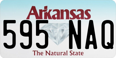 AR license plate 595NAQ