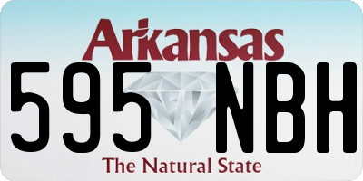 AR license plate 595NBH