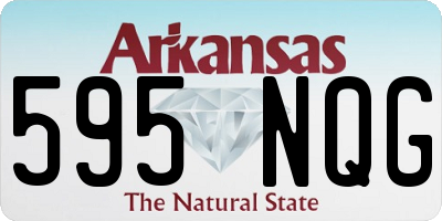 AR license plate 595NQG