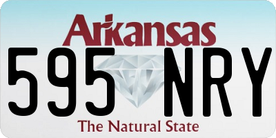 AR license plate 595NRY
