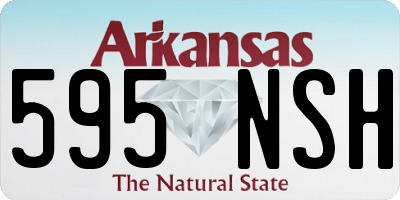 AR license plate 595NSH