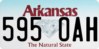 AR license plate 595OAH