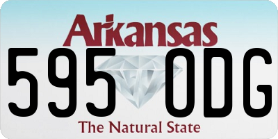 AR license plate 595ODG