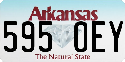 AR license plate 595OEY