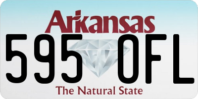 AR license plate 595OFL
