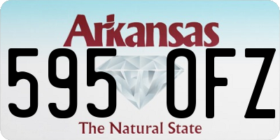 AR license plate 595OFZ
