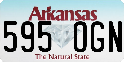 AR license plate 595OGN
