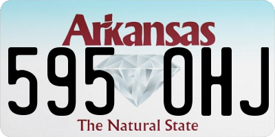 AR license plate 595OHJ
